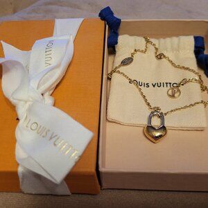 Louis Vuitton Crazy In Lock Bracelet in Gold and Silver